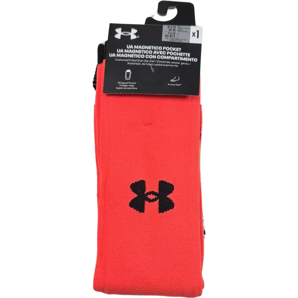 Under Armour Magnetico Pocket Socks - NWT Mens (Large 8.5-13) 2-Pack - #47524-H7